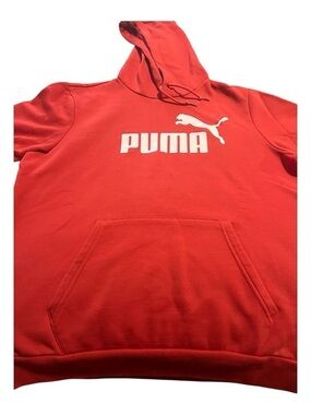 Puma orange Hoodie with White Logo